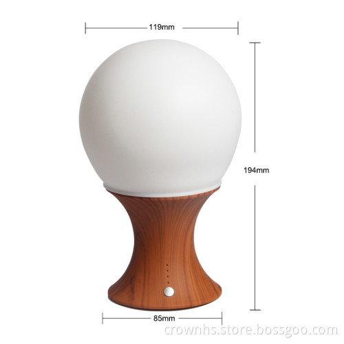 Newest Silicone Mushroom Wood Grain Colorful USB LED Baby Night Light Deck Night Lamp Timer Best Gift For Baby Children Bedroom